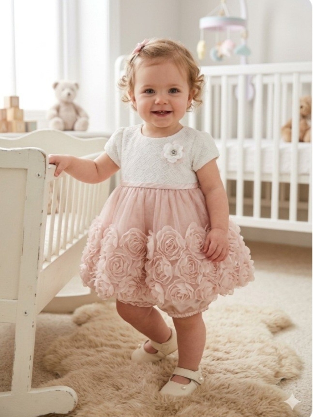 Nannette Baby Dress, Size 18M